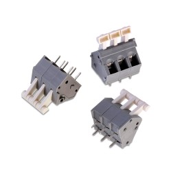 5 pcs - Wurth Elektronik 4147B Series PCB Terminal Block, 3-Contact, 5mm Pitch, PCB Mount, 1-Row, Solder Termination