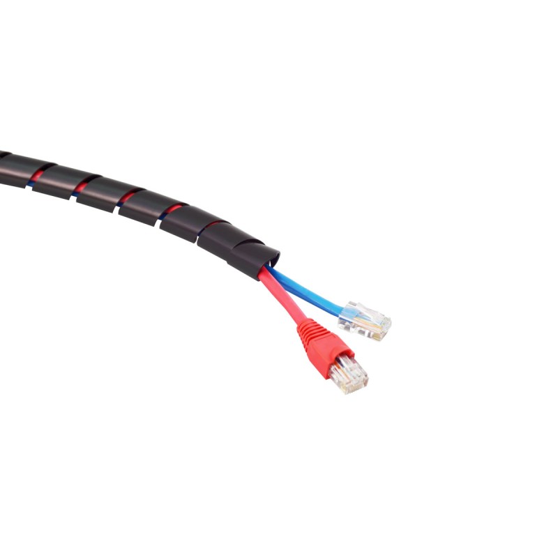 1 Reel of 5 M - RS PRO Spiral Wrap, I.D 12mm Polyethylene