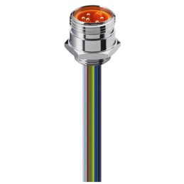 1 pcs - Lumberg Automation Circular Connector, 5 Contacts, Front Mount, 7/8 Connector, Plug, Male, IP68, RSF Series