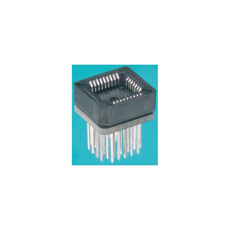 1 pcs - Winslow 2.54mm Pitch 20 Way PLCC IC Socket