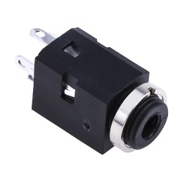 5 pcs - RS PRO Jack Connector 3.5 mm Panel Mount Stereo Socket, 3Pole