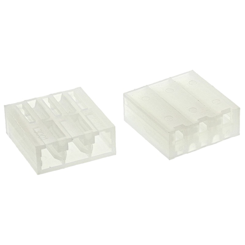5 pcs - Molex KK 3001, 5.08mm Pitch, 3 Way, 1 Row Female Straight Connector Housing