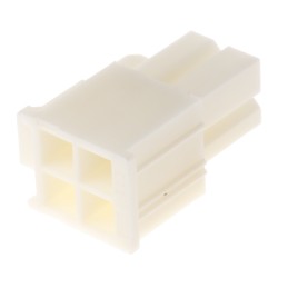 5 pcs - TE Connectivity, VAL-U-LOK Female Connector Housing, 4.2mm Pitch, 4 Way, 2 Row