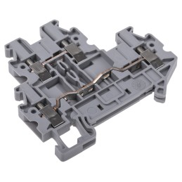 5 pcs - Phoenix Contact UTTB 2.5 Series Grey Double Level Terminal Block, 0.14 - 4mm², Double-Level, Screw Termination,