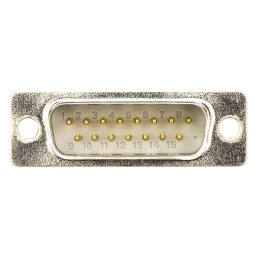 1 pcs - HARTING D-Sub Standard 15 Way Right Angle Cable Mount D-sub Connector Plug, 2.77mm Pitch