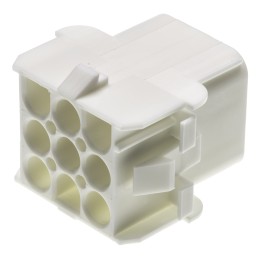 5 pcs - TE Connectivity, Universal MATE-N-LOK Female Connector Housing, 6.35mm Pitch, 9 Way, 3 Row
