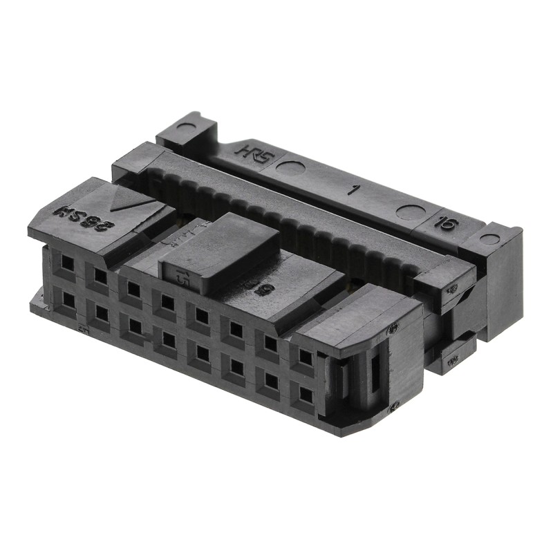 1 pcs - Hirose 16-Way IDC Connector Socket for Cable Mount, 2-Row