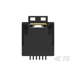 5 pcs - TE Connectivity 1-338086 Series Female RJ25 Connector, PCB Mount