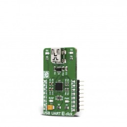 1 pcs - MikroElektronika USB UART 3 Click CP2102N Module MIKROE-3063