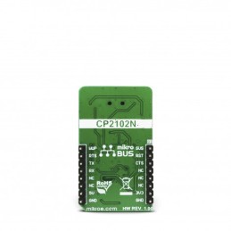 1 pcs - MikroElektronika USB UART 3 Click CP2102N Module MIKROE-3063