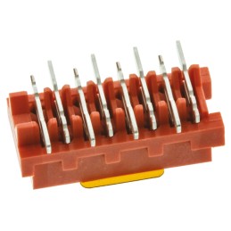 125 pcs - TE Connectivity Micro-MaTch Series Straight Surface Mount PCB Socket, 8-Contact, 2-Row, 2.54mm Pitch, Solder Terminati