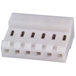 5 pcs - TE Connectivity MTA-156 Series 3.96mm Pitch Right Angle Cable Mount IDC Connector, Socket, 6 Way, 1 Row