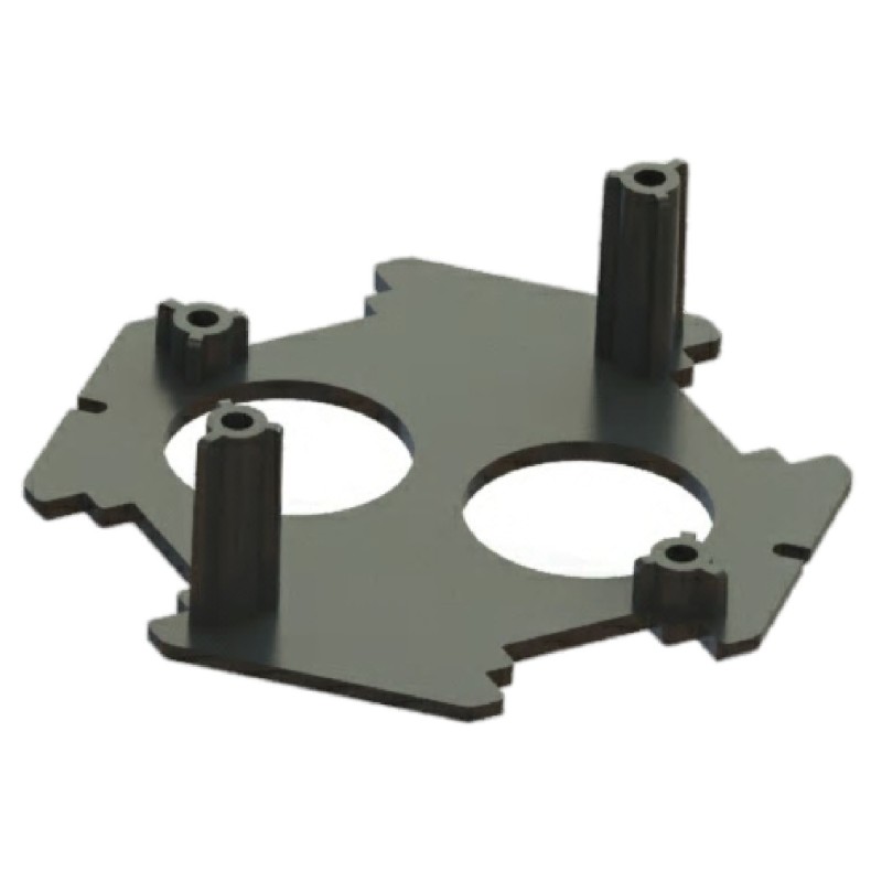 1 pcs - Flexicon Flexible Fitting, Conduit Fitting, Nylon 6, Black