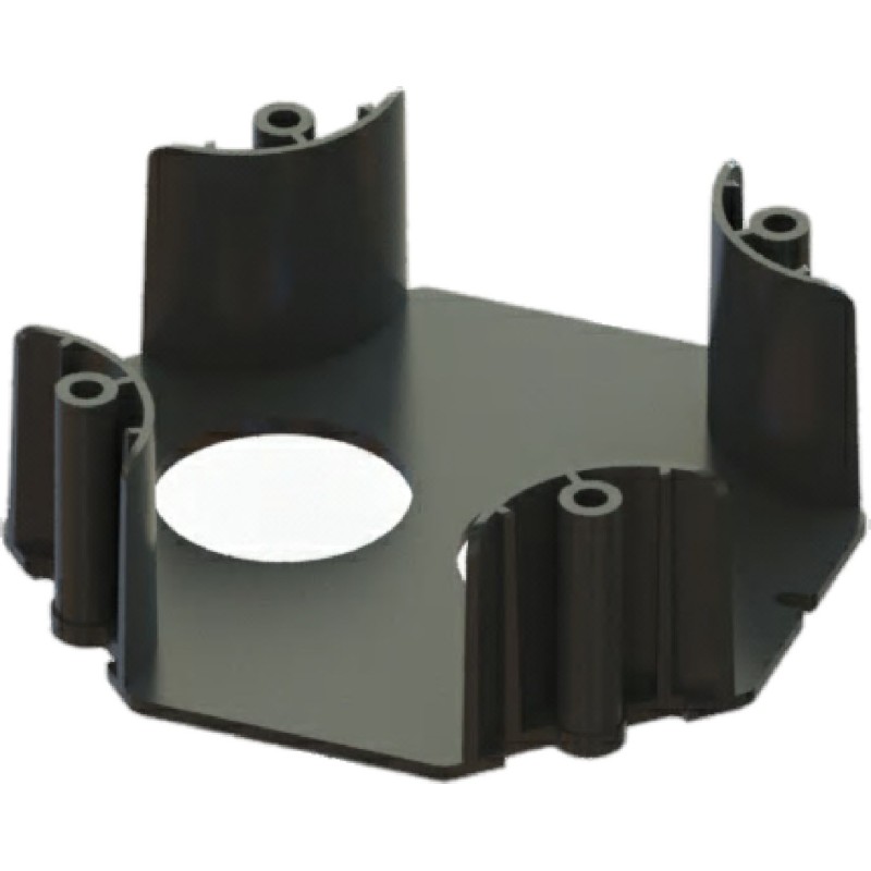 1 pcs - Flexicon Flexible Fitting, Conduit Fitting, Nylon 6, Black