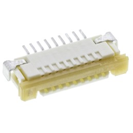 200 pcs - Molex, Easy-On, 52207 1mm Pitch 9 Way Right Angle Female FPC Connector, ZIF Top Contact