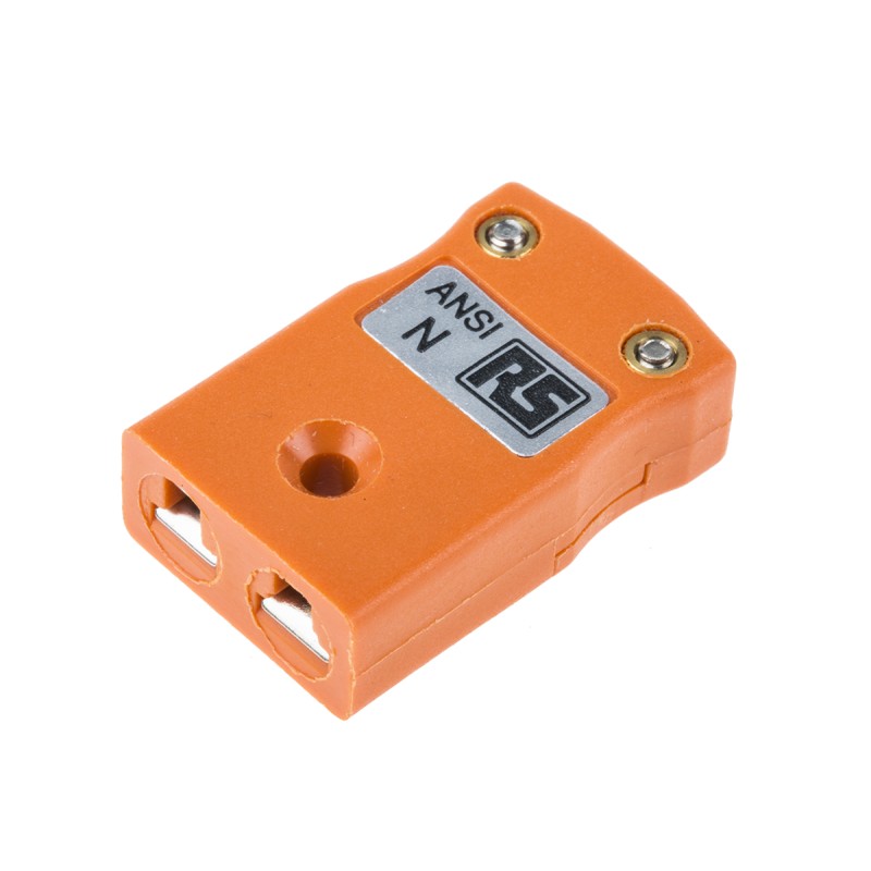 1 pcs - RS PRO In-Line Thermocouple Connector for Use with Type N Thermocouple, Miniature Size, ANSI Standard