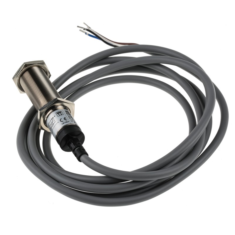 1 pcs - RS PRO Background Suppression Photoelectric Sensor, Barrel Sensor, 0.1 m Detection Range