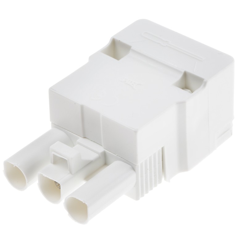 5 pcs - RS PRO Non-Fused Terminal Block, 3-Way, 16A, 2.5 mm² Wire, Screw Down Termination