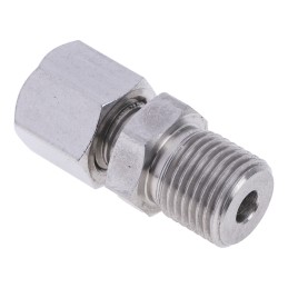 1 pcs - RS PRO Thermocouple Compression Fitting for Use with Thermocouple, 1/8 BSP, 1mm Probe, RoHS Compliant Standard