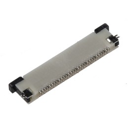 5 pcs - JST, FLZ 0.5mm Pitch 30 Way Right Angle Female FPC Connector, ZIF Top Contact