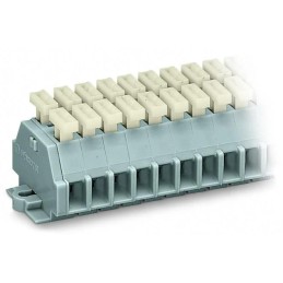 5 pcs - Wago 261 Series Grey Terminal Strip, 1-Level