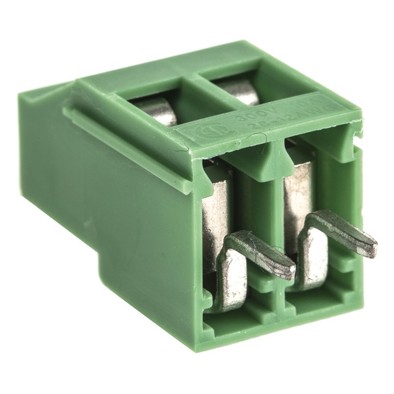 5 pcs - Phoenix Contact MKDS 3/ 2-5.08 Non-Fused Terminal Block, 2 Way/Pole, Solder Terminals, 24 - 12 AWG Through Hole,