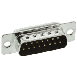 5 pcs - ITT Cannon ZD* 15 Way Panel Mount D-sub Connector Plug, 2.77mm Pitch