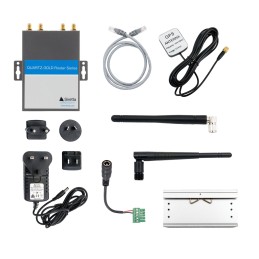 1 pcs - Siretta QUARTZ-GOLD-GW21-LTE4 (EU) + ACCESSORIES 3G, 4G, 1 x WAN/1 x LAN, 2 x LAN Ports