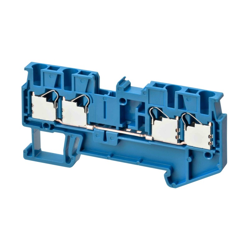 1 pcs - Omron DIN Rail Terminal Block, 17.5A, 14 AWG Wire, Push In Termination