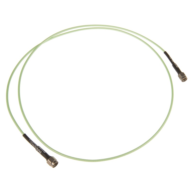 1 pcs - Radiall Male SMA to Male SMA Coaxial Cable, 1m, Terminated