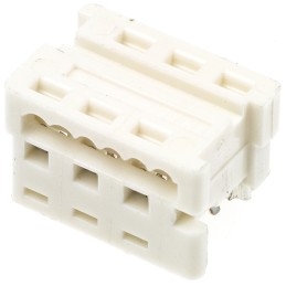 5 pcs - Molex 6-Way IDC Connector Socket for Cable Mount, 2-Row