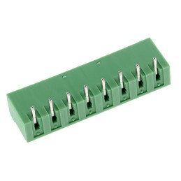 5 pcs - Phoenix Contact 5.08mm Pitch 8 Way Right Angle Pluggable Terminal Block, Header, Solder Termination