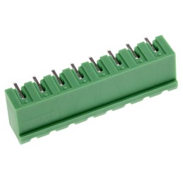 5 pcs - Phoenix Contact 5.08mm Pitch 8 Way Right Angle Pluggable Terminal Block, Header, Solder Termination