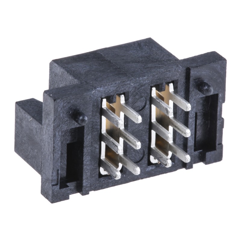 1 pcs - Samtec MPS Series Straight Through Hole Mount PCB Socket, 2-Contact, 1-Row, 5mm Pitch, Solder Termination
