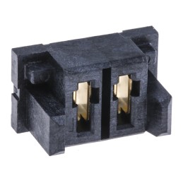 1 pcs - Samtec MPS Series Straight Through Hole Mount PCB Socket, 2-Contact, 1-Row, 5mm Pitch, Solder Termination