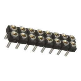 1 pcs - Samtec SDL Series Straight Through Hole Mount PCB Socket, 16-Contact, 2-Row, 2.54mm Pitch, Through Hole Termination