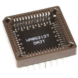 1 pcs - Winslow Straight Through Hole Mount 1.27 mm, 2.54 mm Pitch IC Socket Adapter, 20 Pin Female PLCC to 20 Pin Male PGA