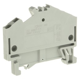 5 pcs - Wago 280 Series Grey Feed Through Terminal Block, 2.5mm², Single-Level, Cage Clamp Termination