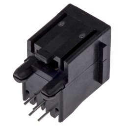 5 pcs - TE Connectivity 5520257 Series Female RJ22 Connector, Through Hole, Cat3