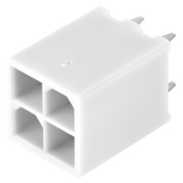 5 pcs - Molex, Mini-Fit Jr Male Connector Housing, 4.2mm Pitch, 4 Way, 2 Row