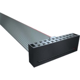 1 pcs - Samtec HCSD Series Straight Surface Mount PCB Socket, 10-Contact, 2-Row, 2.54mm Pitch, Solder Termination