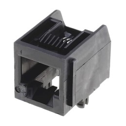 5 pcs - Molex 95009 Series Female RJ11 Connector, Through Hole