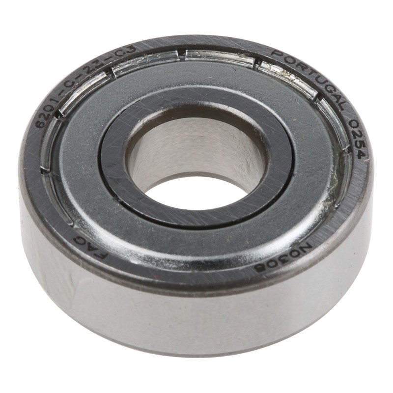 1 pcs - FAG 6201-C-2Z-C3 Single Row Deep Groove Ball Bearing- Both Sides Shielded 12mm I.D, 32mm O.D