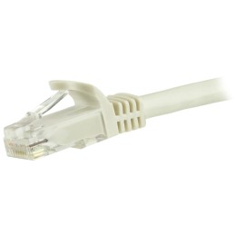 1 pcs - StarTech.com Cat6 Straight Male RJ45 to Straight Male RJ45 Ethernet Cable, U/UTP, White PVC Sheath, 7.5m, CMG Rated