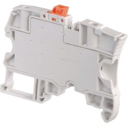 5 pcs - Entrelec SNK Series Grey Test Disconnect Terminal Block, 4mm², Single-Level, Screw Termination