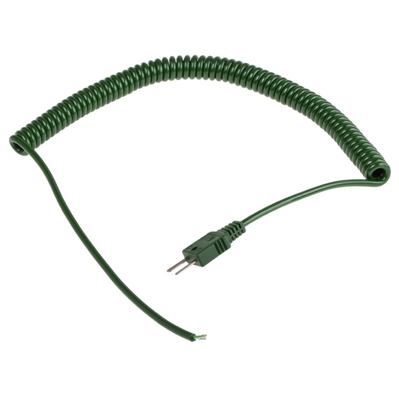 1 pcs - RS PRO Type K Thermocouple Wire, 2m, Polyurethane Insulation, +125°C Max, 10/0.12