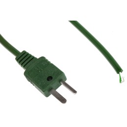 1 pcs - RS PRO Type K Thermocouple Wire, 2m, Polyurethane Insulation, +125°C Max, 10/0.12