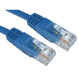 1 pcs - RS PRO Cat6 Straight Male RJ45 to Straight Male RJ45 Ethernet Cable, UTP, Blue PVC Sheath, 7m
