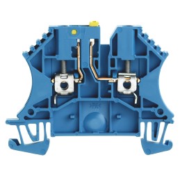 5 pcs - Weidmuller W Series Blue Disconnect Terminal Block, 2.5mm², Single-Level, Screw Termination