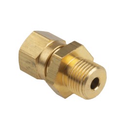 1 pcs - RS PRO Thermocouple Compression Fitting for Use with Thermocouple, 1/8 BSPP, 3mm Probe, RoHS Compliant Standard